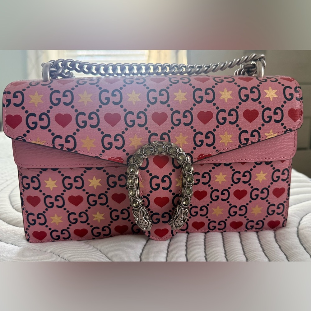 Women’s Bag Pink Heart and Star Shoulder/Crossbody Bag